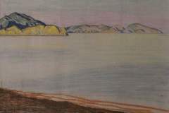 Григорій Пришедько. "Гора Хамелеон ввечері". 1974. 