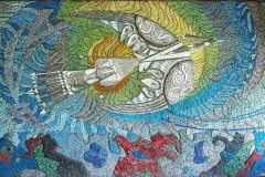 Мозаїчне панно "Боривітер", 1967 р. Маріуполь