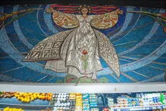 Григорій Пришедько, Галина Зубченко.  Мозаїка "Квітуча Україна". Маріуполь, 1967.