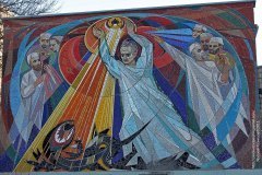 Галина Зубченко, Григорій Пришедько. Мозаїка "Перемога". Київ, 1970-71. 