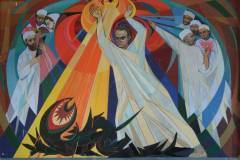 Галина Зубченко, Григорій Пришедько. Ескіз мозаїки "Перемога", Київ, 1970-1971. 