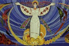 Григорій Пришедько, Галина Зубченко.  Ескіз мозаїки "Квітуча Україна". Маріуполь, 1967.