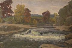 Григорій Пришедько. "Річка Рось (На річці Рось)". 1959.