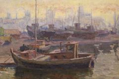 Григорій Пришедько. "Ранок в гавані". 1959.