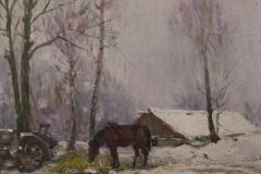 Григорій Пришедько. "Зимові присмерки". 1966.