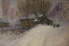 Григорій Пришедько. "Хата в Седневі". 1970-і.