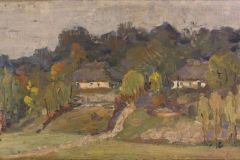 Григорій Пришедько. "Село Шевченкове". 1963.