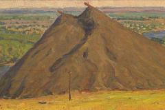 Григорій Пришедько. "Шахта над Дінцем". 1967.