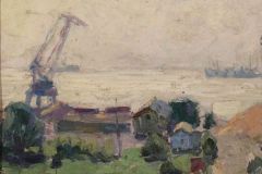 Григорій Пришедько. "Ранок у порту". 1961.